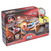 Pista Cars Mini Racers Crank & Crash Derby en caja, vista frontal.