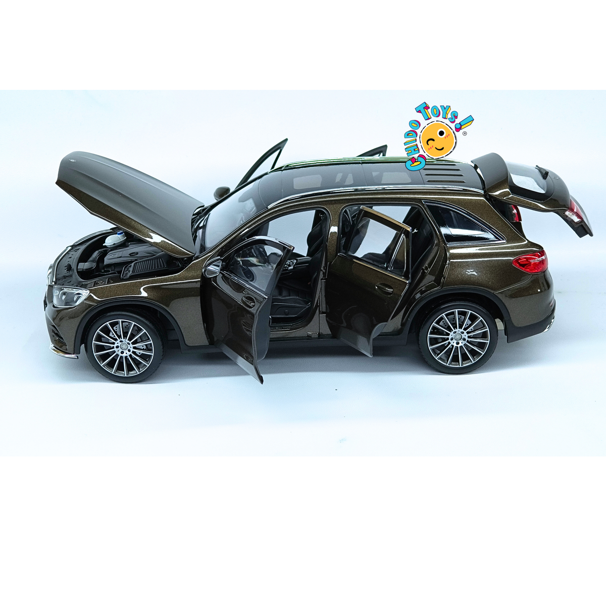 Mercedes-Benz GLC 1:18 Norev marrón metálico con apertura total