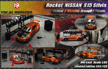 Cargar imagen en el visor de la galería, P R E V E N T A - Auto a escala marca Focal Horizon modelo Rocket Bunny Silvia S15. Apártalo con la cantidad
