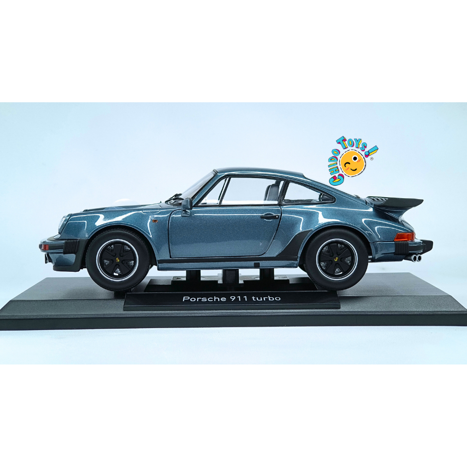 Norev Porsche 911 Turbo 3.3 930 1987 1:18 Venetian Blue Metallic