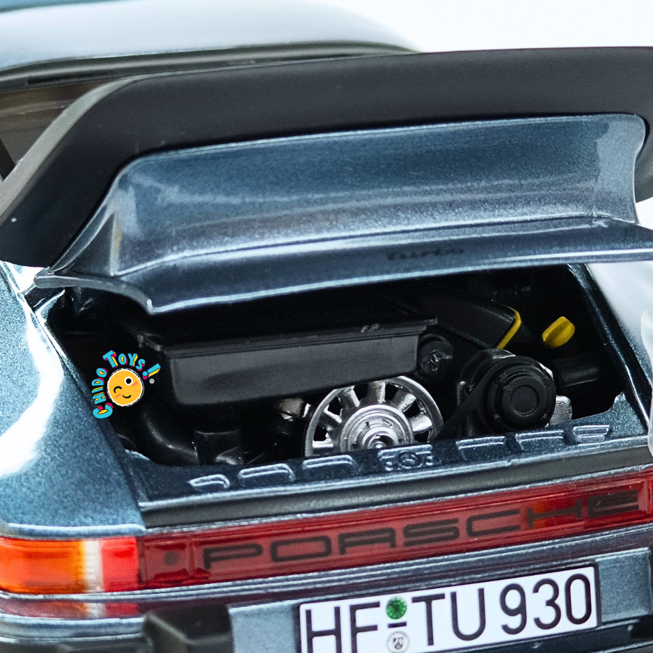 Norev Porsche 911 Turbo 3.3 930 1987 1:18 Venetian Blue Metallic