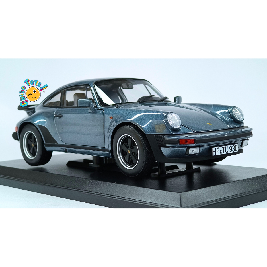 Norev Porsche 911 Turbo 3.3 930 1987 1:18 Venetian Blue Metallic