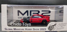Cargar imagen en el visor de la galería, Auto a escala marca Micro Turbo, MR2 SW20, Edición Limitada de la &quot;Global Miniature Show 2023&quot;
