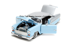 Cargar imagen en el visor de la galería, Auto a escala marca Jada, Modelo Chevrolet Bel Air 1955
