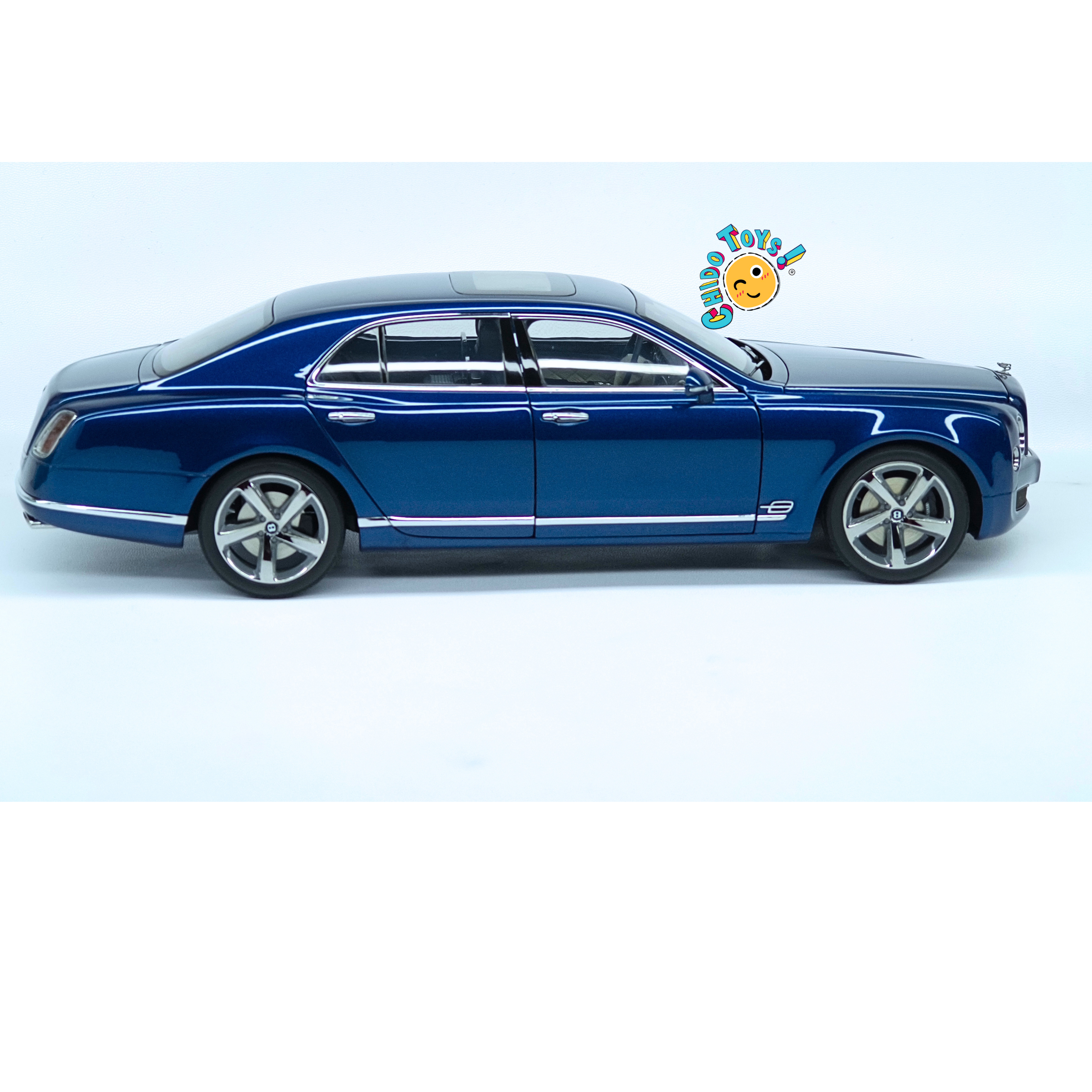Raro, Kyosho Bentley Mulsanne Speed 2014 1:18 Marlin Blue Dealer Edition