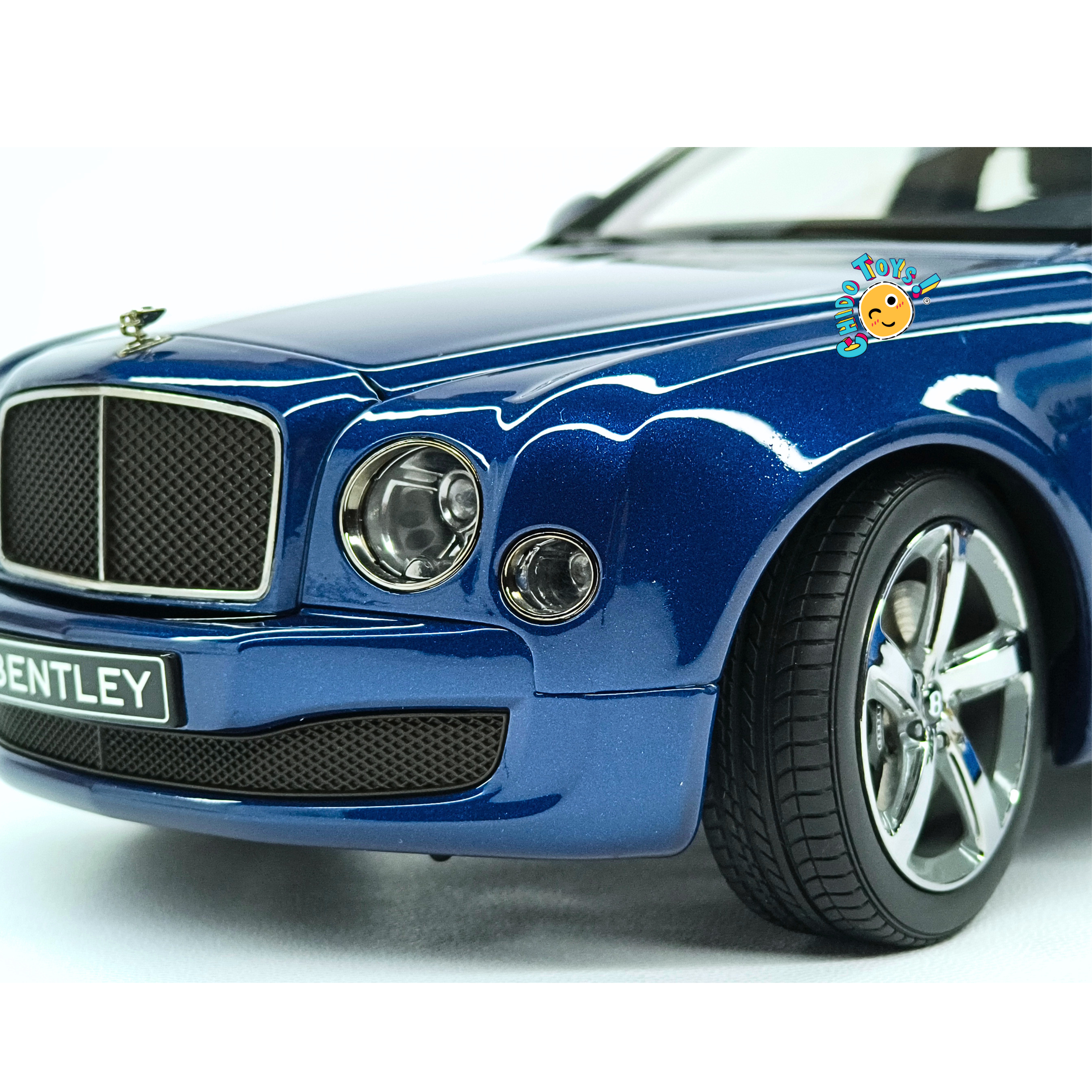 Raro, Kyosho Bentley Mulsanne Speed 2014 1:18 Marlin Blue Dealer Edition