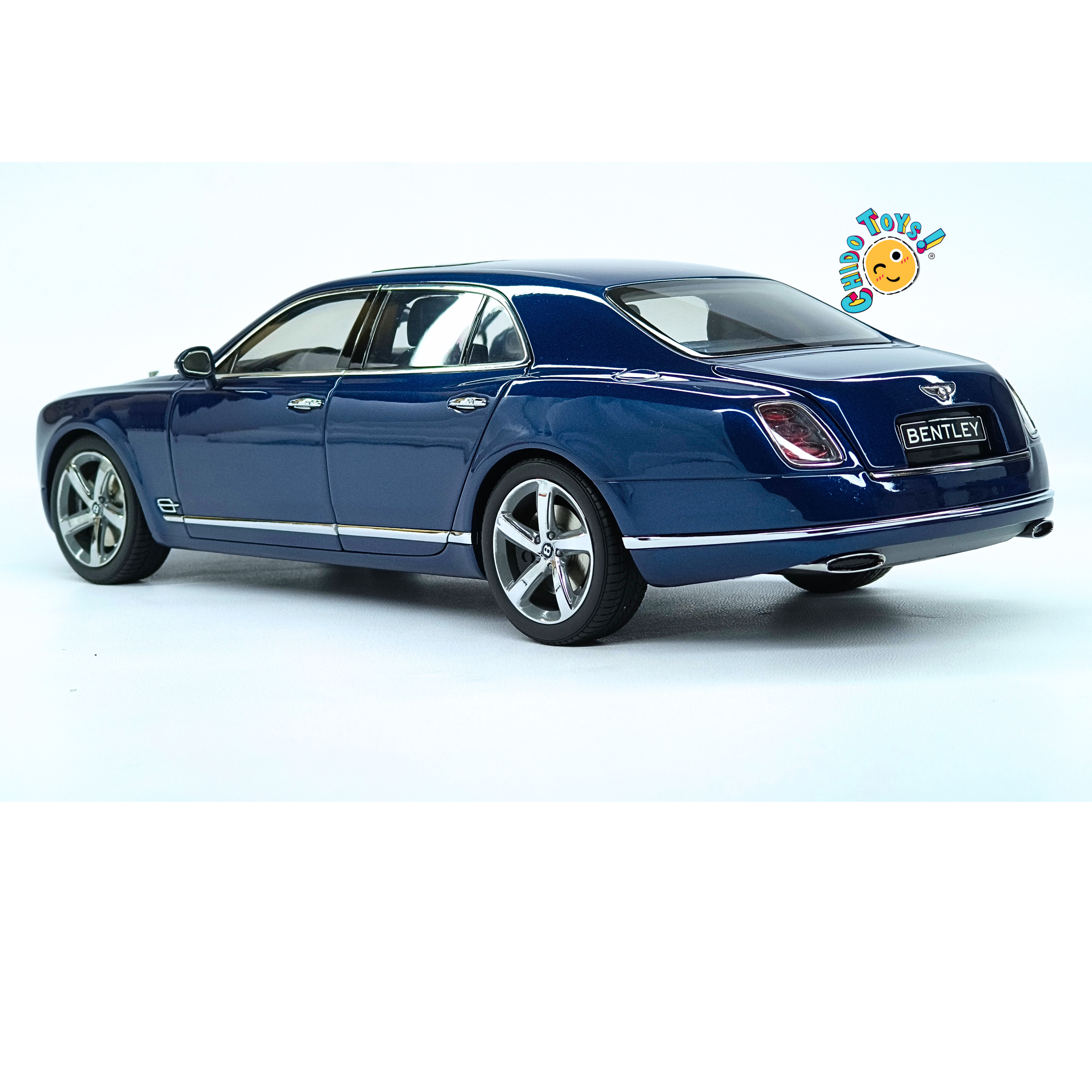 Raro, Kyosho Bentley Mulsanne Speed 2014 1:18 Marlin Blue Dealer Edition
