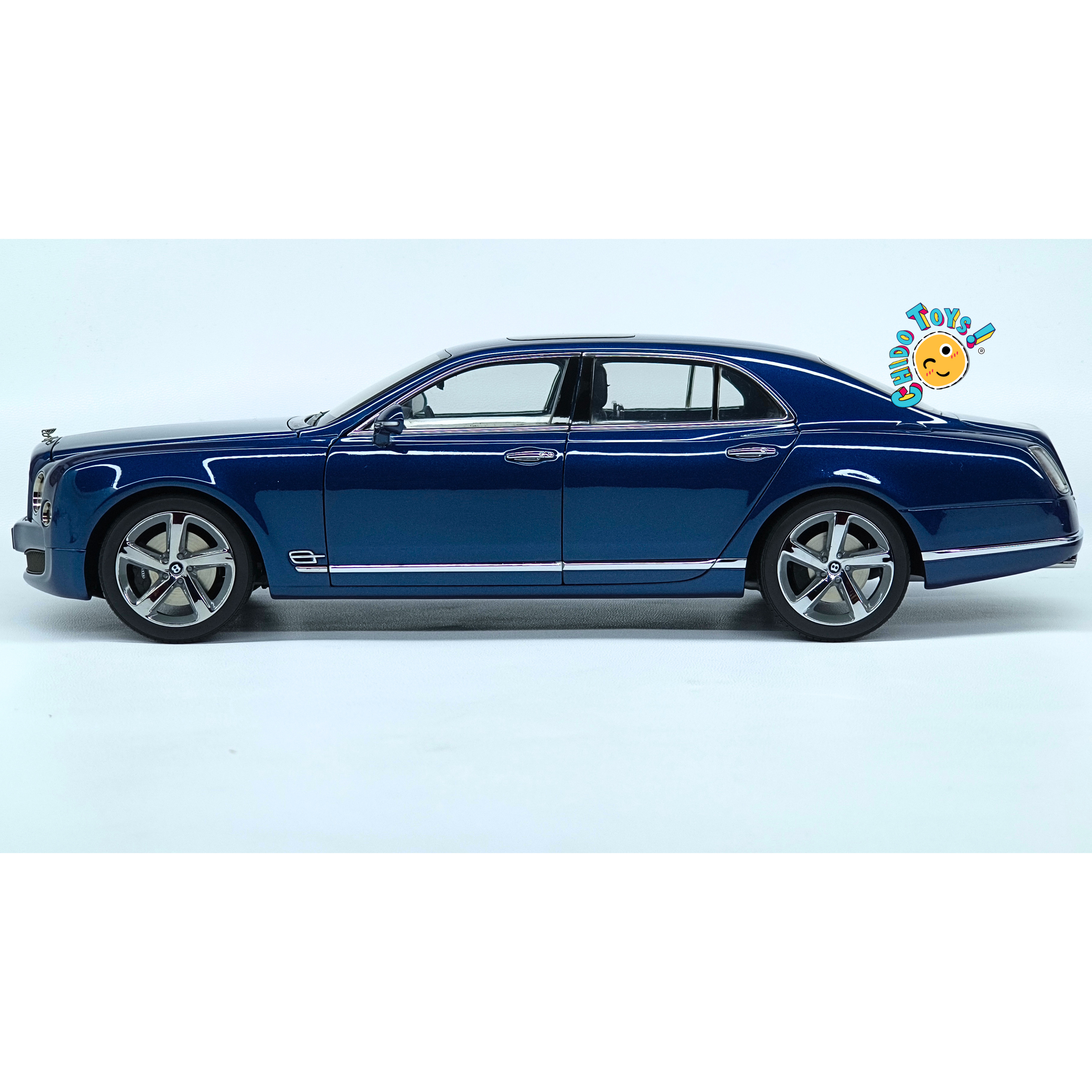 Raro, Kyosho Bentley Mulsanne Speed 2014 1:18 Marlin Blue Dealer Edition