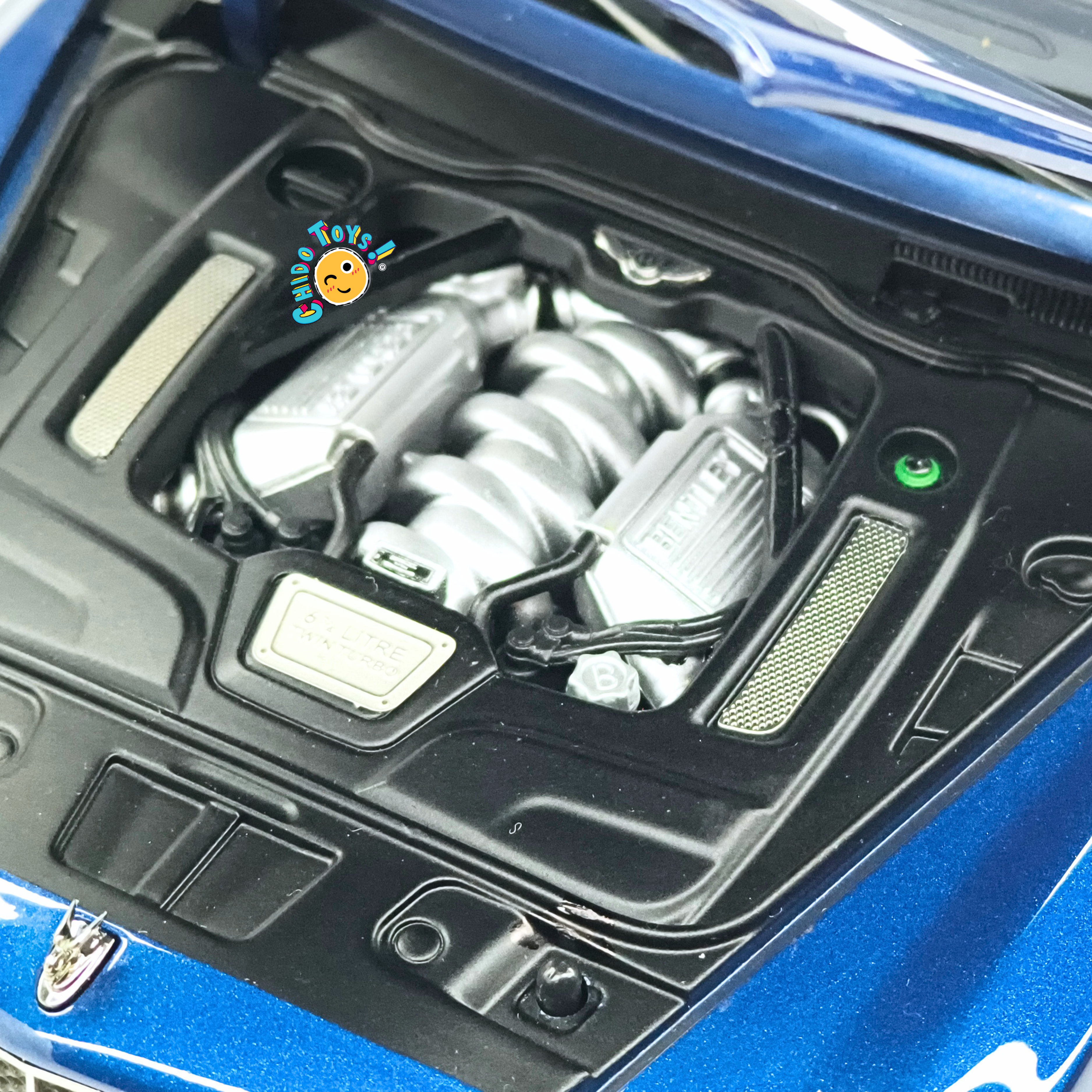 Raro, Kyosho Bentley Mulsanne Speed 2014 1:18 Marlin Blue Dealer Edition