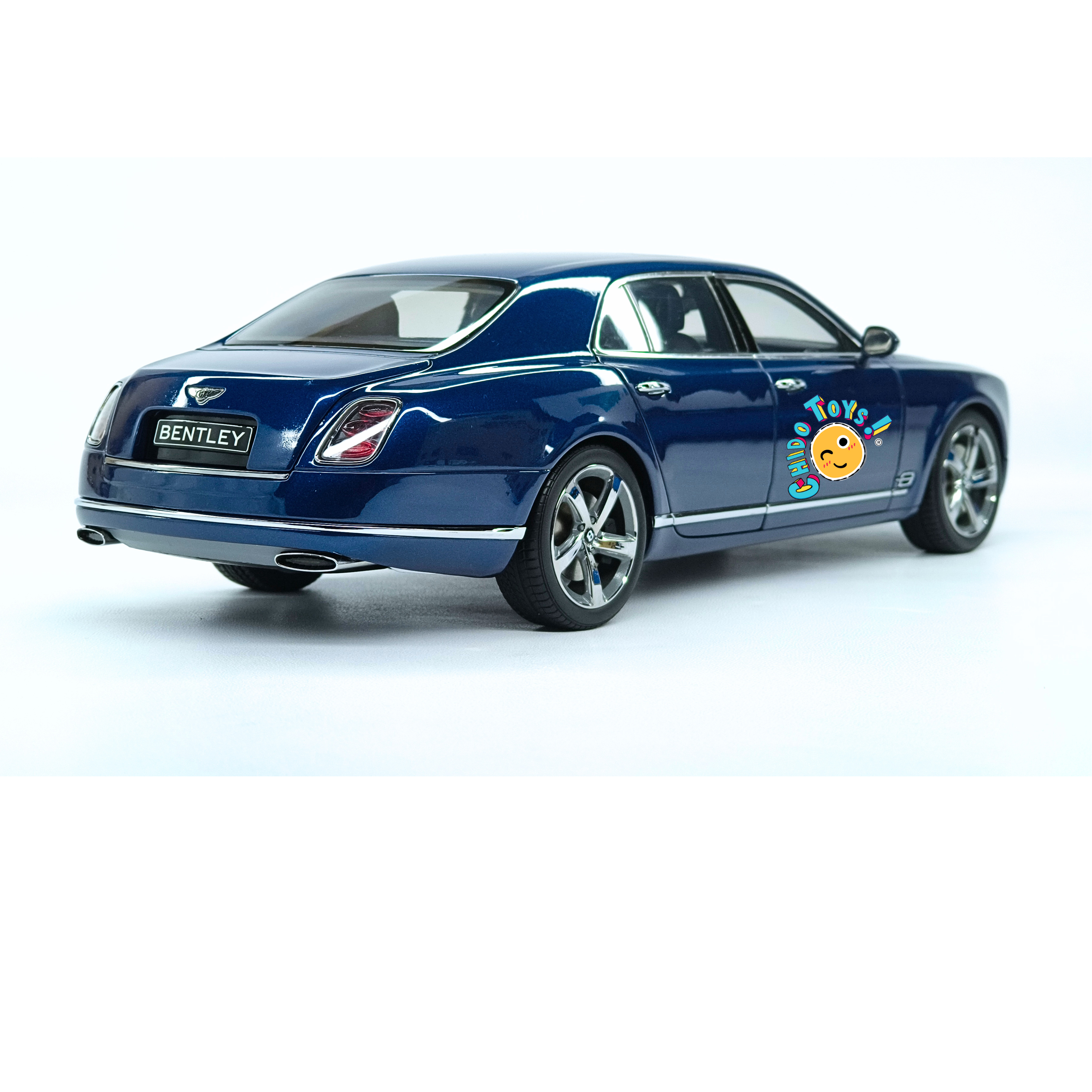 Raro, Kyosho Bentley Mulsanne Speed 2014 1:18 Marlin Blue Dealer Edition