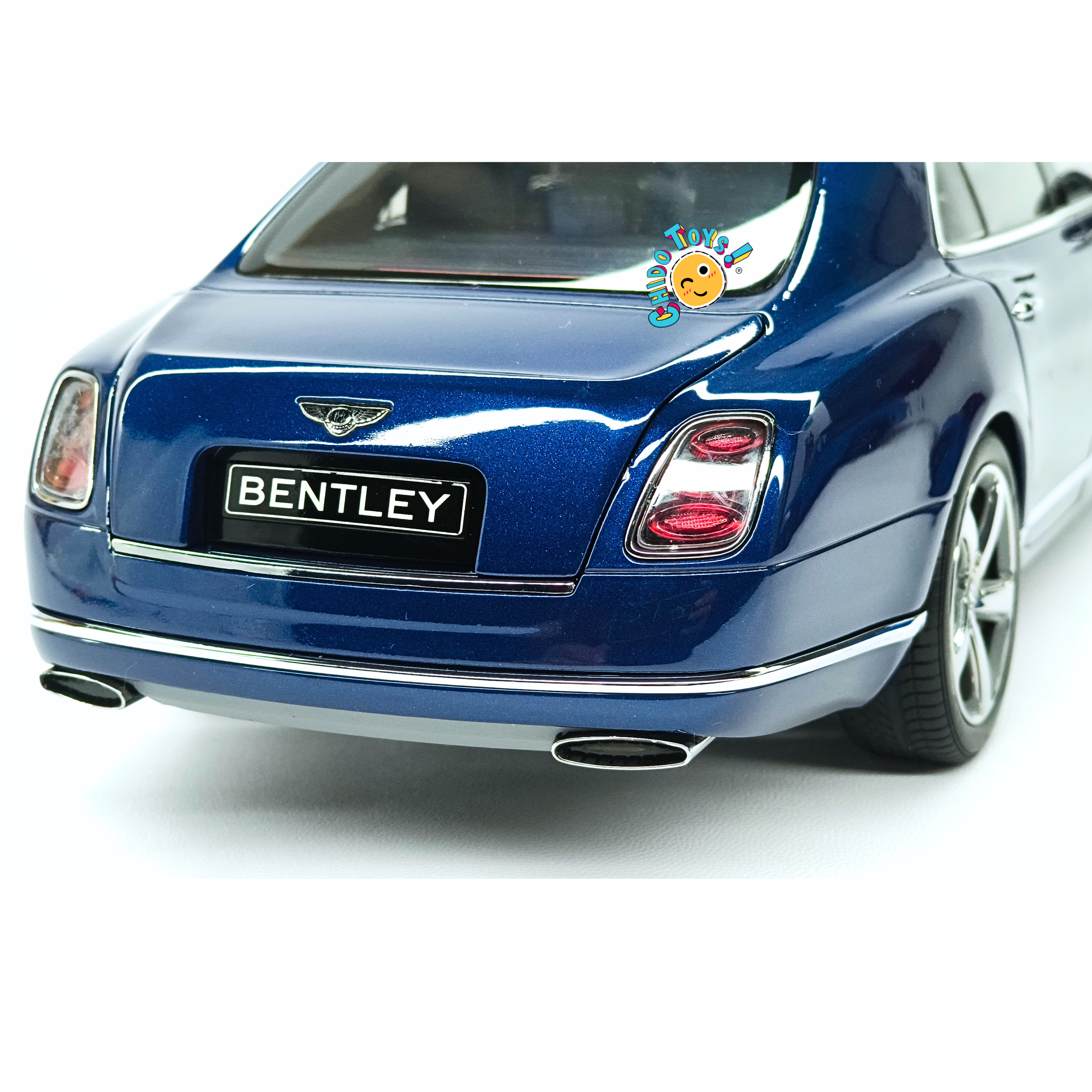Raro, Kyosho Bentley Mulsanne Speed 2014 1:18 Marlin Blue Dealer Edition