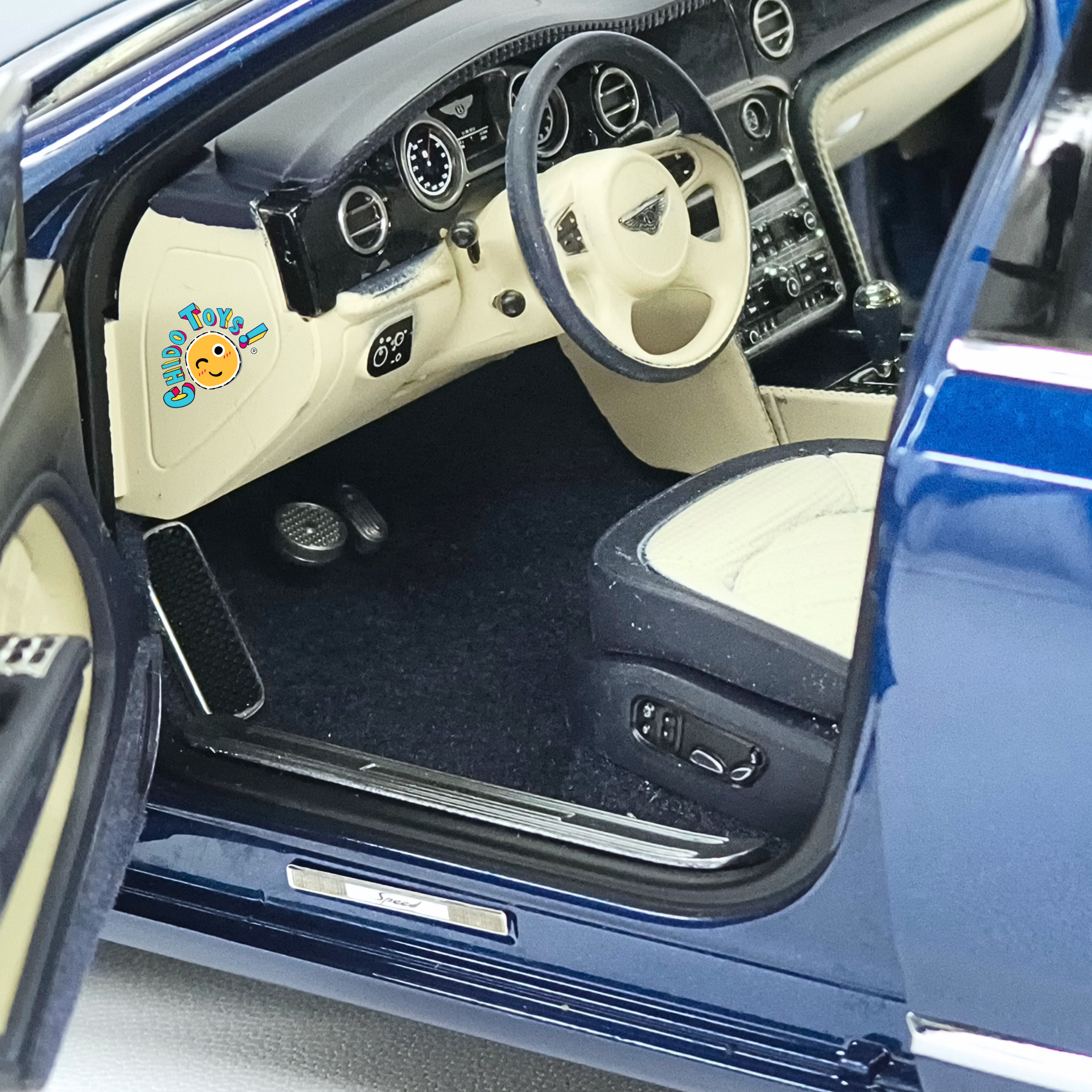 Raro, Kyosho Bentley Mulsanne Speed 2014 1:18 Marlin Blue Dealer Edition