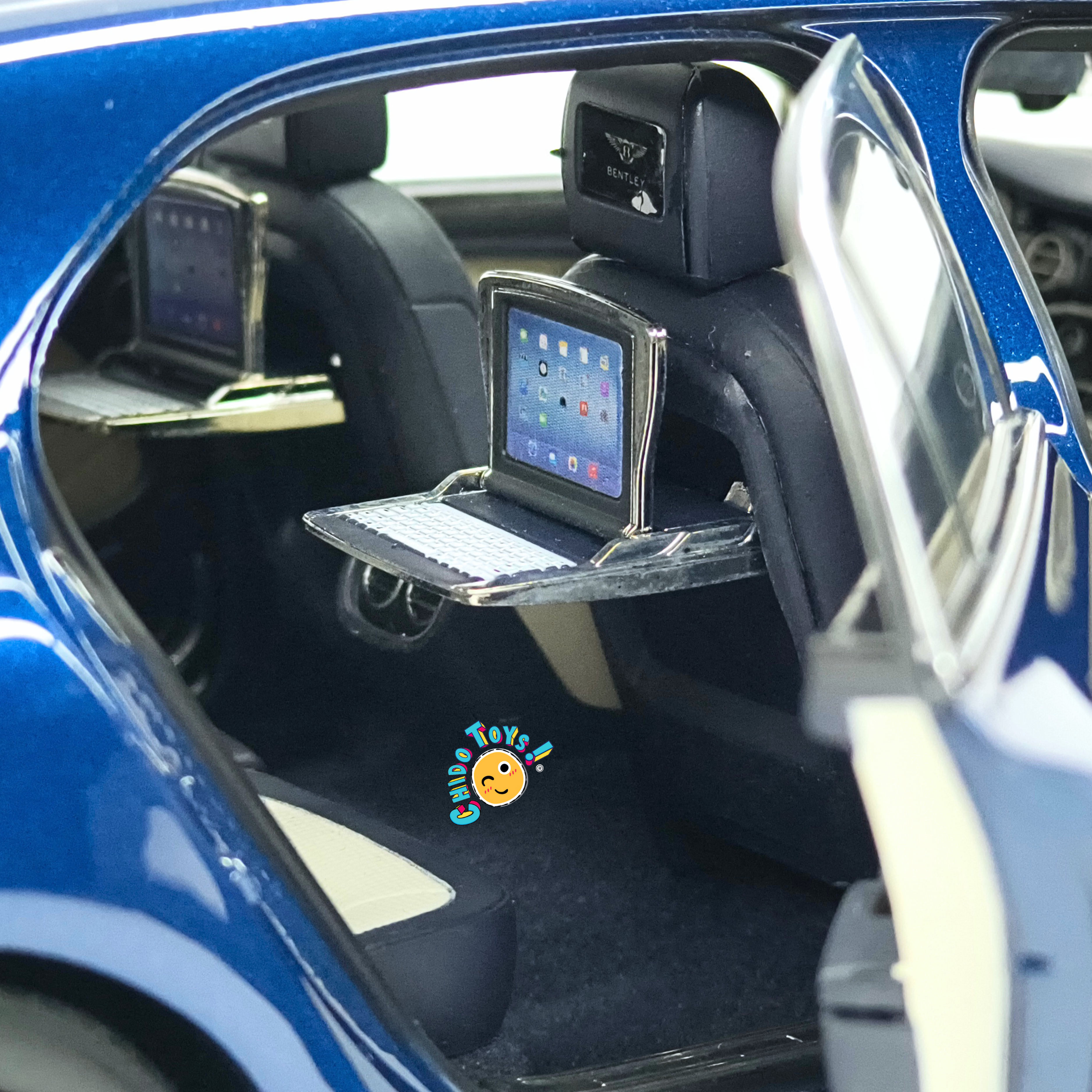 Raro, Kyosho Bentley Mulsanne Speed 2014 1:18 Marlin Blue Dealer Edition