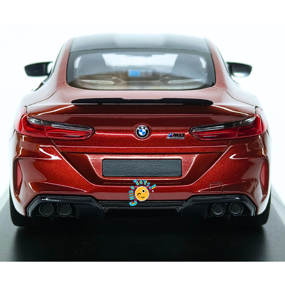 Minichamps BMW M8 Competition Coupé 2020 1:18 Red Metallic con aperturas