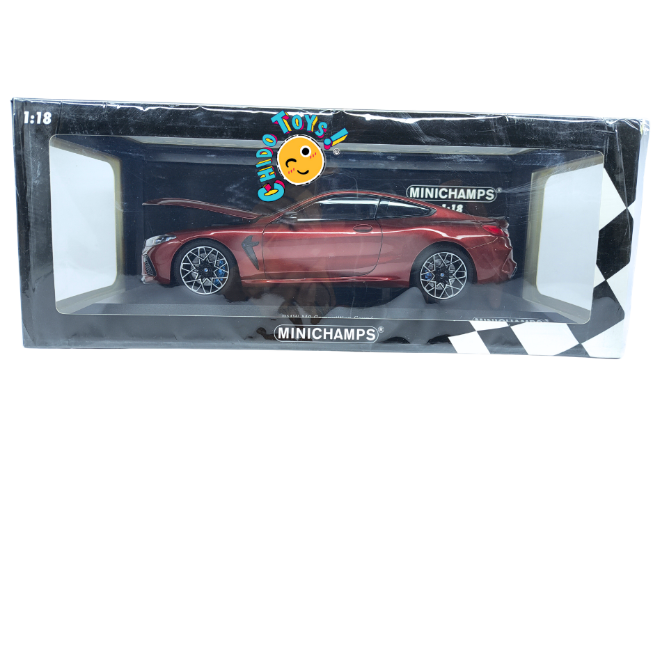 Minichamps BMW M8 Competition Coupé 2020 1:18 Red Metallic con aperturas