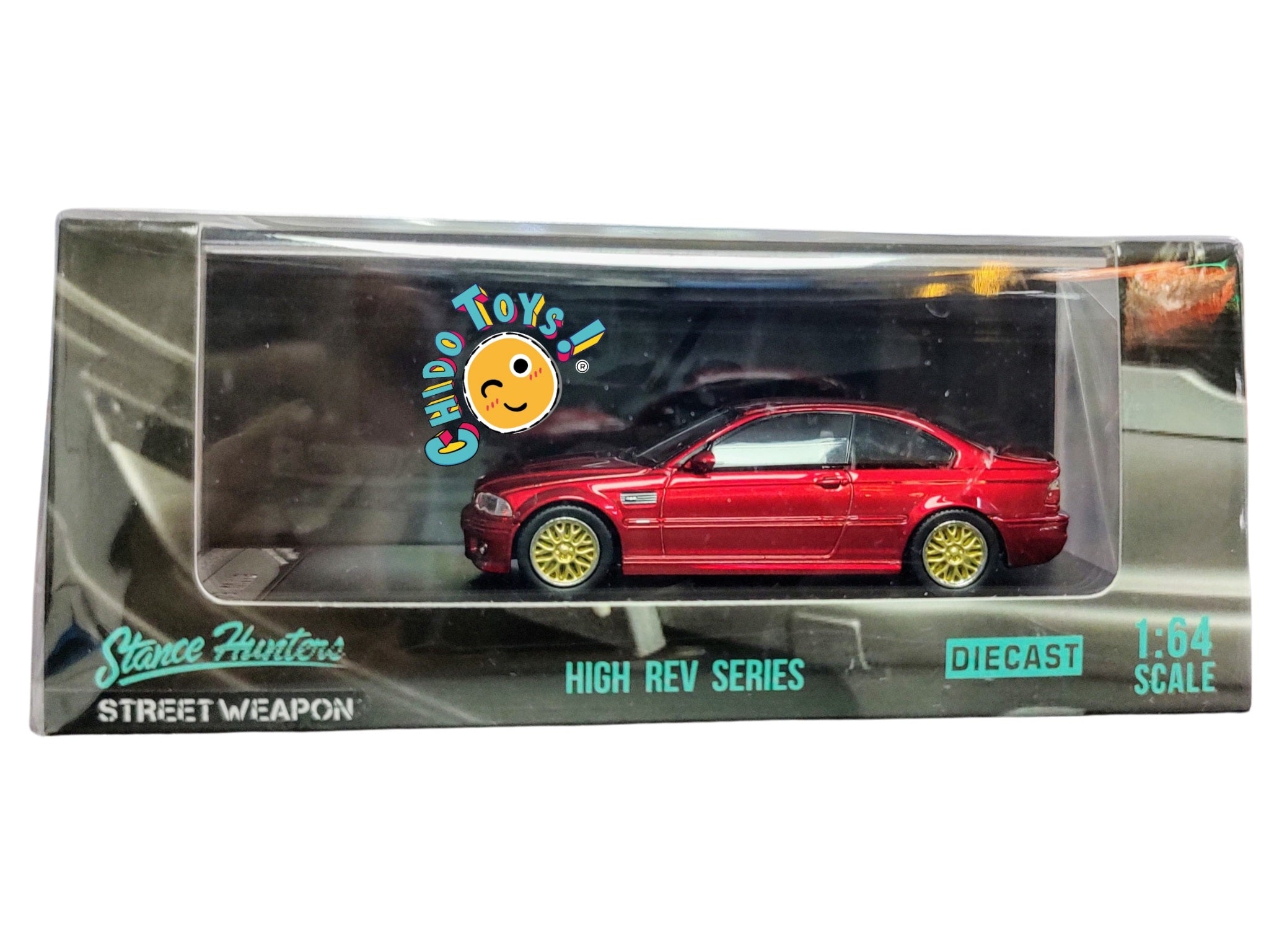 Auto a escala marca Stance Hunters, modelo E46 BMW M3