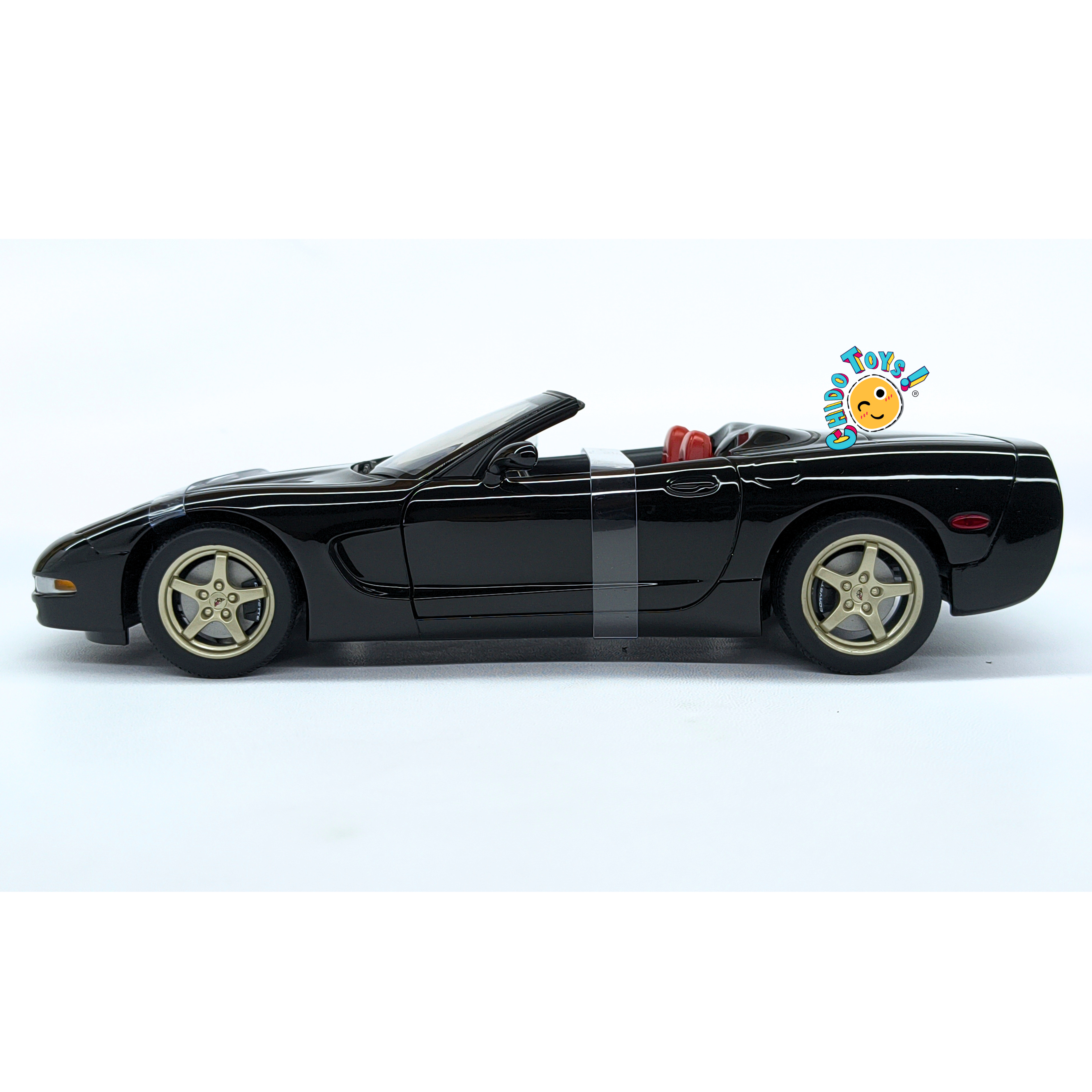 UT Models Chevrolet Corvette C5 1999 1:18 negro con interior rojo y caja original