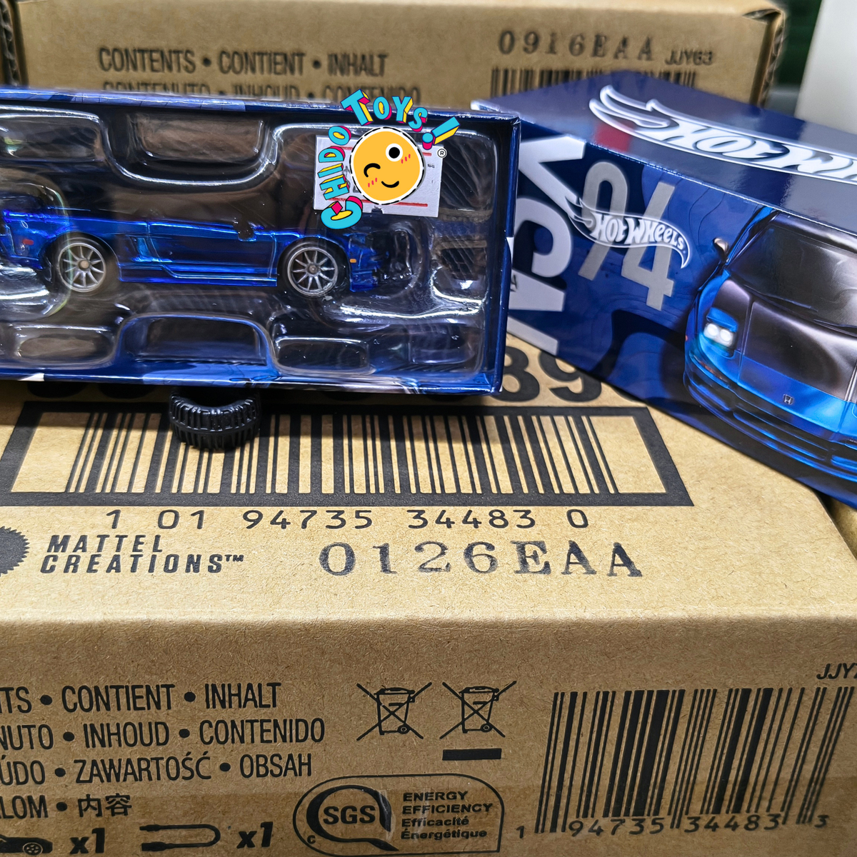 Hot Wheels RLC Honda NSX 1:64 Spectraflame Blue con iluminación funcional