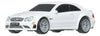 Hot Wheels Premium Mercedes-Benz CLK 63 AMG Black Series 1:64 blanco con construcción Metal/Metal y llantas Real Riders de goma.
