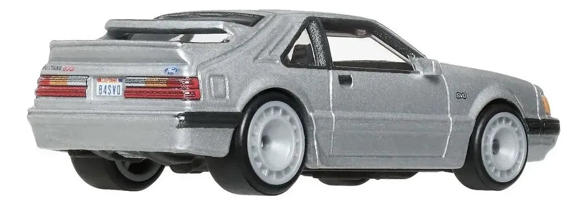 Hot Wheels Premium '84 Mustang SVO Power Trip 1:64 Plata