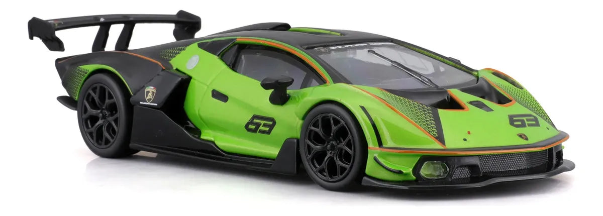 Bburago Lamborghini Essenza SCV12 1:32 verde con alerón