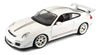 Maisto Porsche 911 GT3 RS 4.0 1:18 blanco, diecast con llantas de goma y apertura de cofre, puertas y compartimento del motor.