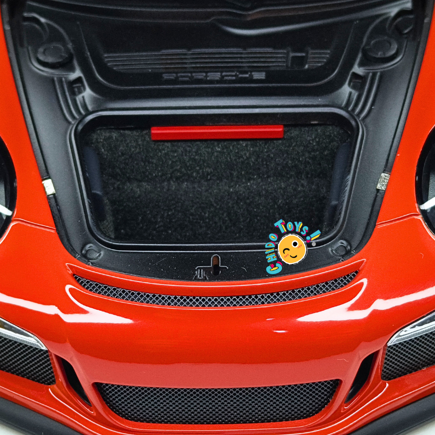 AUTOart Porsche 911 (991) GT3 RS 1:18 Lava Orange con rines gris oscuro