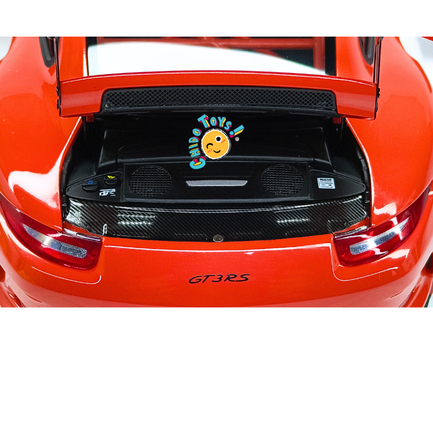 AUTOart Porsche 911 (991) GT3 RS 1:18 Lava Orange con rines gris oscuro