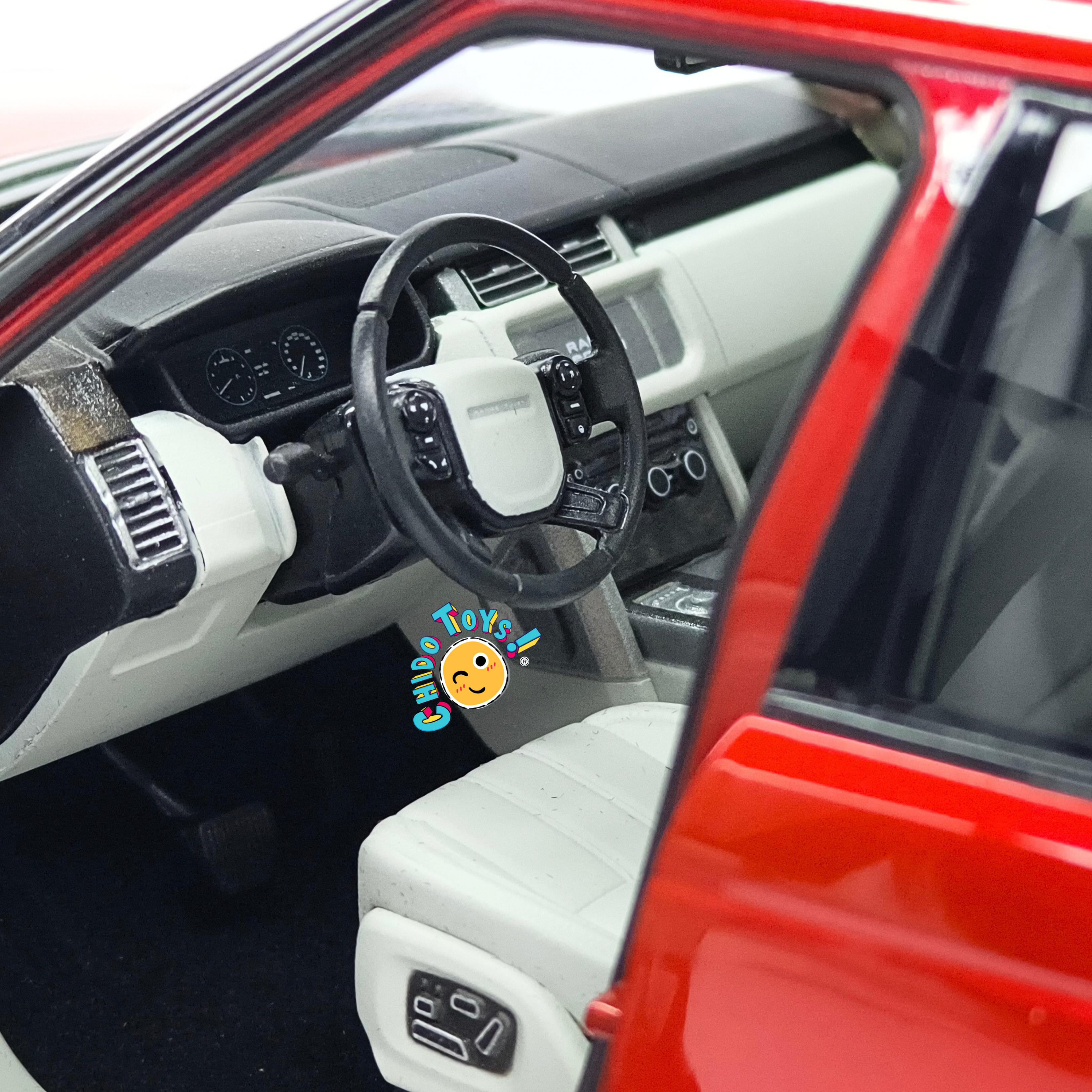 Welly GT Autos Range Rover 2013 1:18 rojo con apertura total