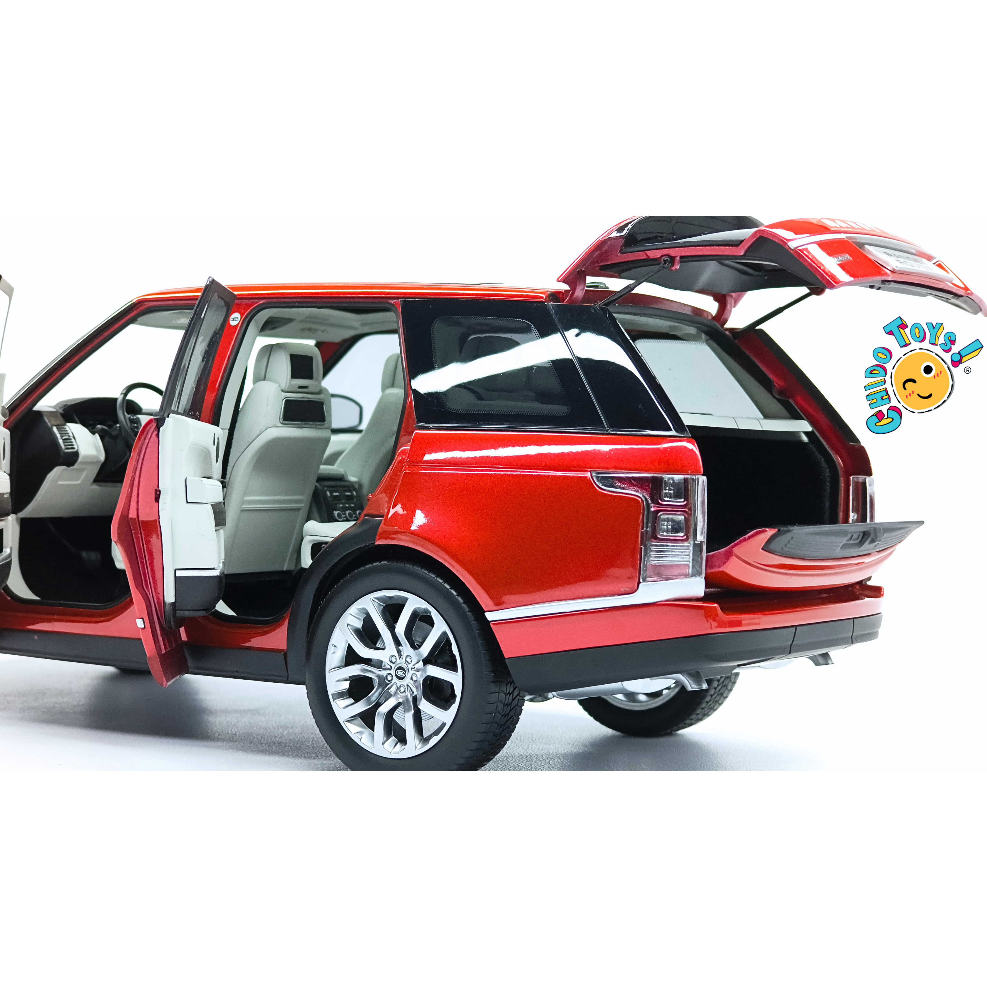 Welly GT Autos Range Rover 2013 1:18 rojo con apertura total