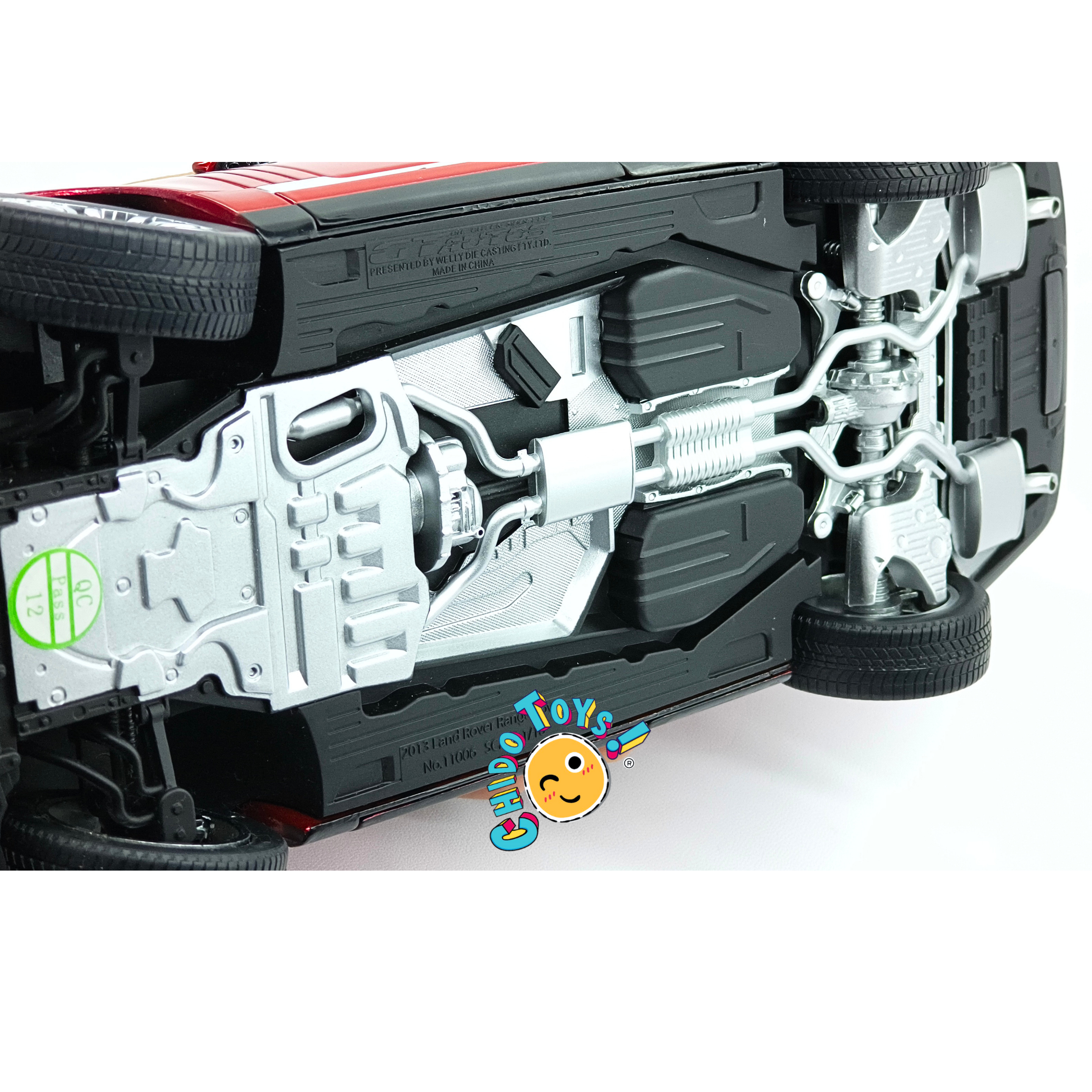 Welly GT Autos Range Rover 2013 1:18 rojo con apertura total