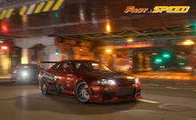 Cargar imagen en el visor de la galería, P R E V E N T A - Auto a escala marca Fast Speed modelo Skyline GTR R34. Apártalo con la cantidad
