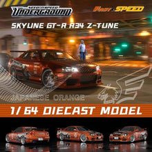 Cargar imagen en el visor de la galería, P R E V E N T A - Auto a escala marca Fast Speed modelo Skyline GTR R34. Apártalo con la cantidad
