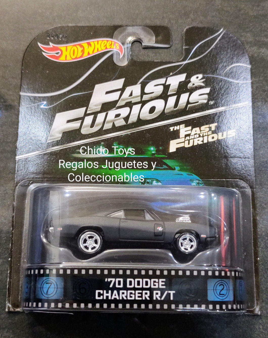Auto a escala marca Hot Wheels Retro Dodge Charger 70'