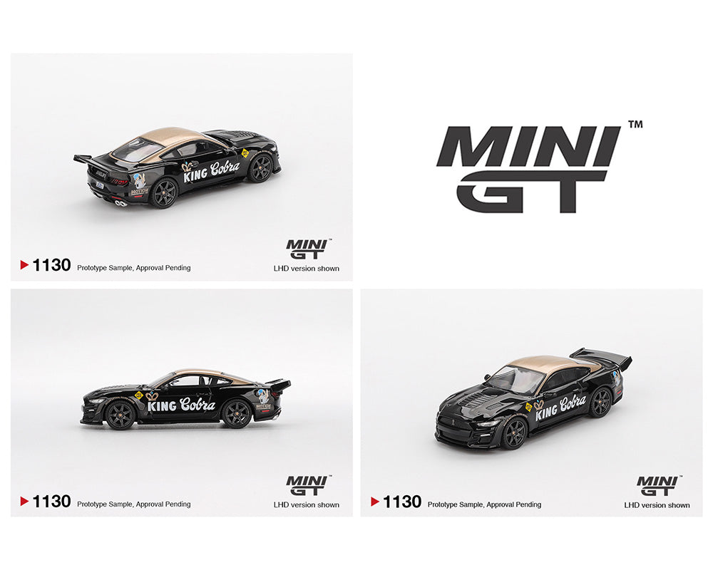 🔥 PREVENTA DISPONIBLE  Mini GT 1:64 Shelby GT500 Dragon Snake Concept – Negro/Oro
