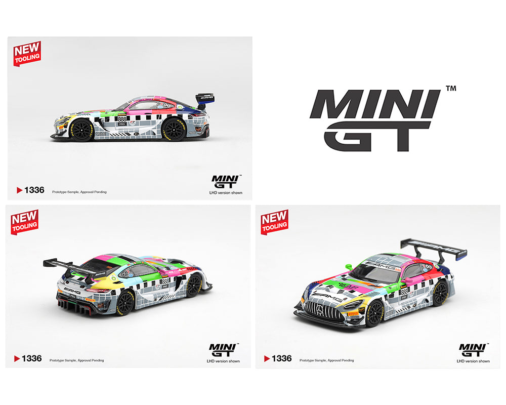 Próximo a llegar 🚗🔥 Mini GT 1:64 Mercedes-AMG GT3 #888 Mercedes-AMG Team GMR Meguiar's Bathurst 12 Horas 2025