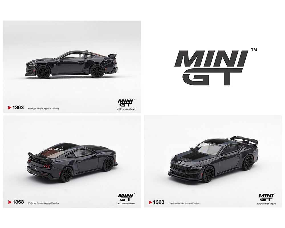 Próximo a llegar 🚗🔥 Mini GT 1:64 Ford Mustang Dark Horse – Azul Ember – Edición Limitada