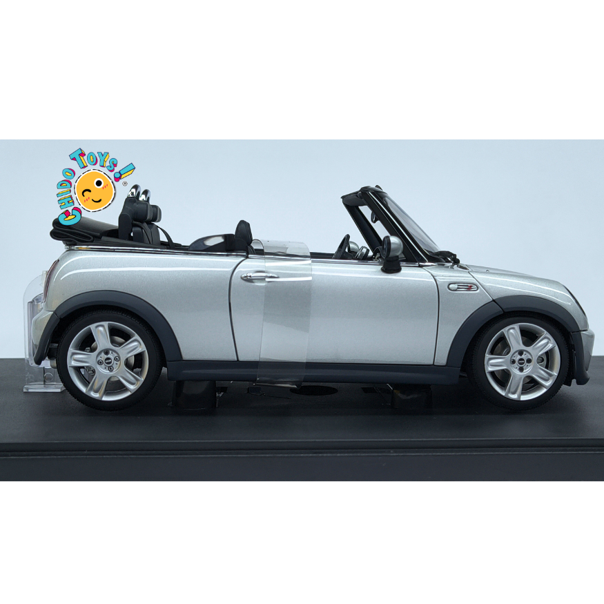 AUTOart MINI Cooper S Convertible 1:18 Plata Metalizado