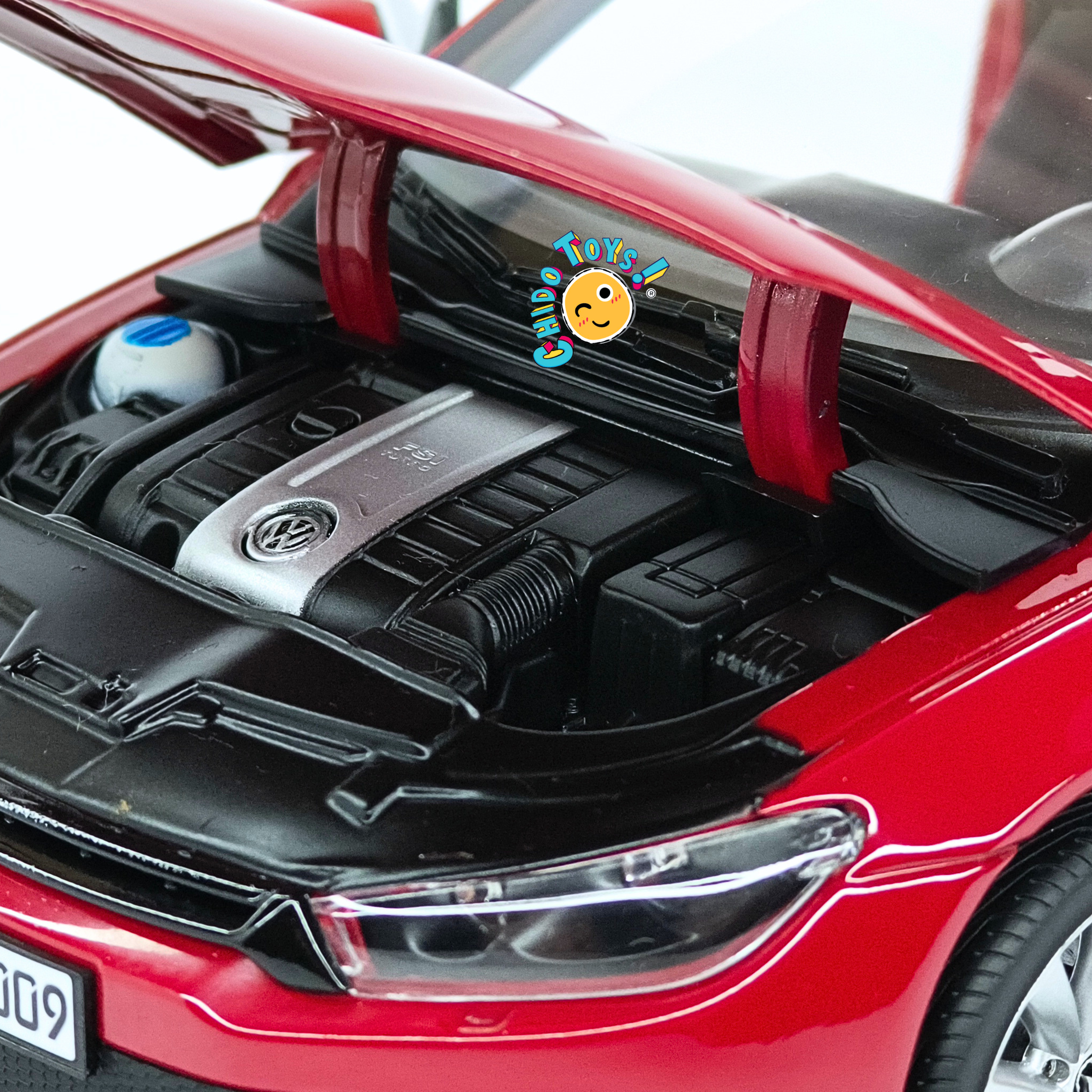 Norev Volkswagen Scirocco 2008 1:18 Salsa Red con apertura total