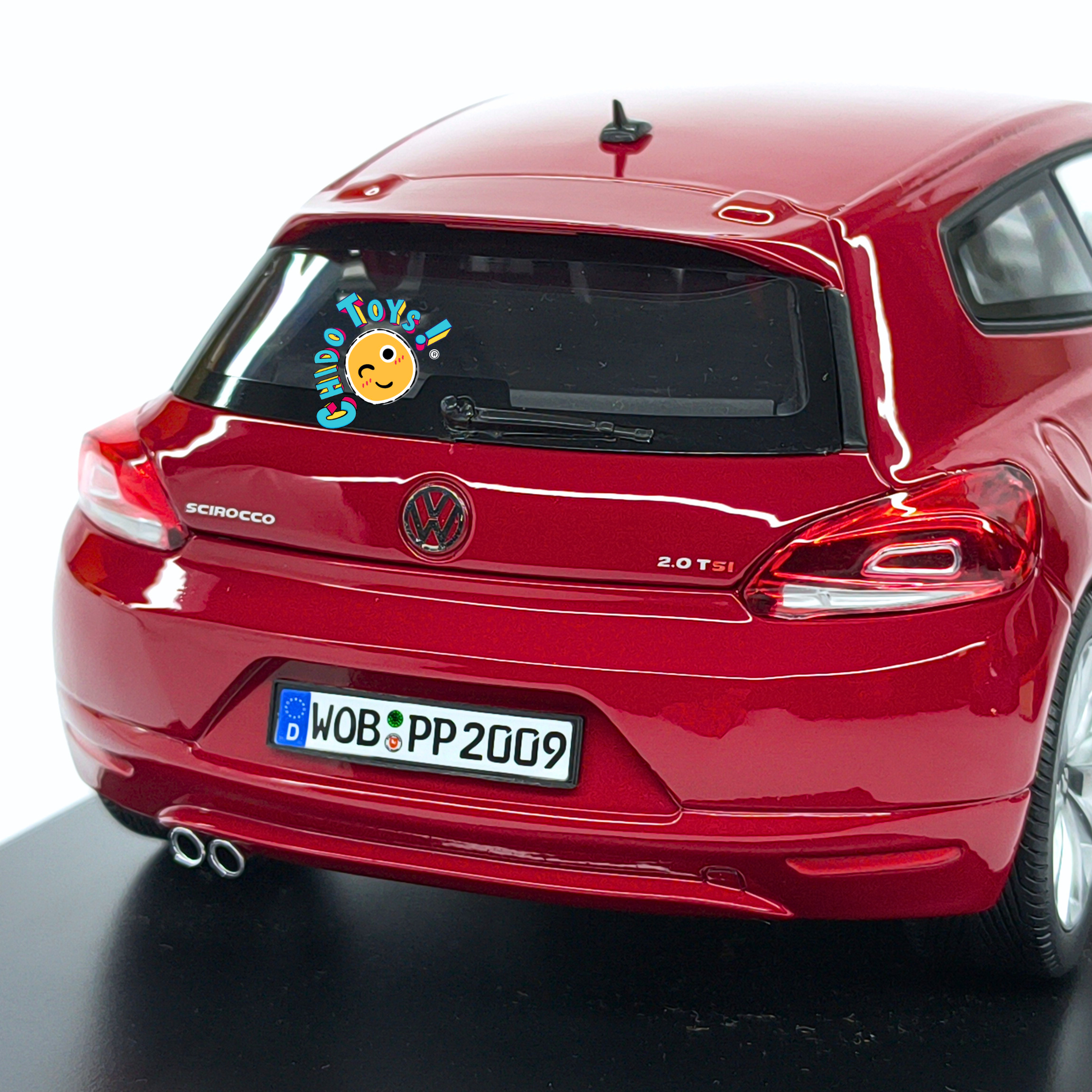 Norev Volkswagen Scirocco 2008 1:18 Salsa Red con apertura total