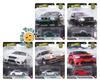Set completo Hot Wheels Premium Power Trip con 5 modelos 1:64, metal/metal, llantas Real Riders y empaques originales.