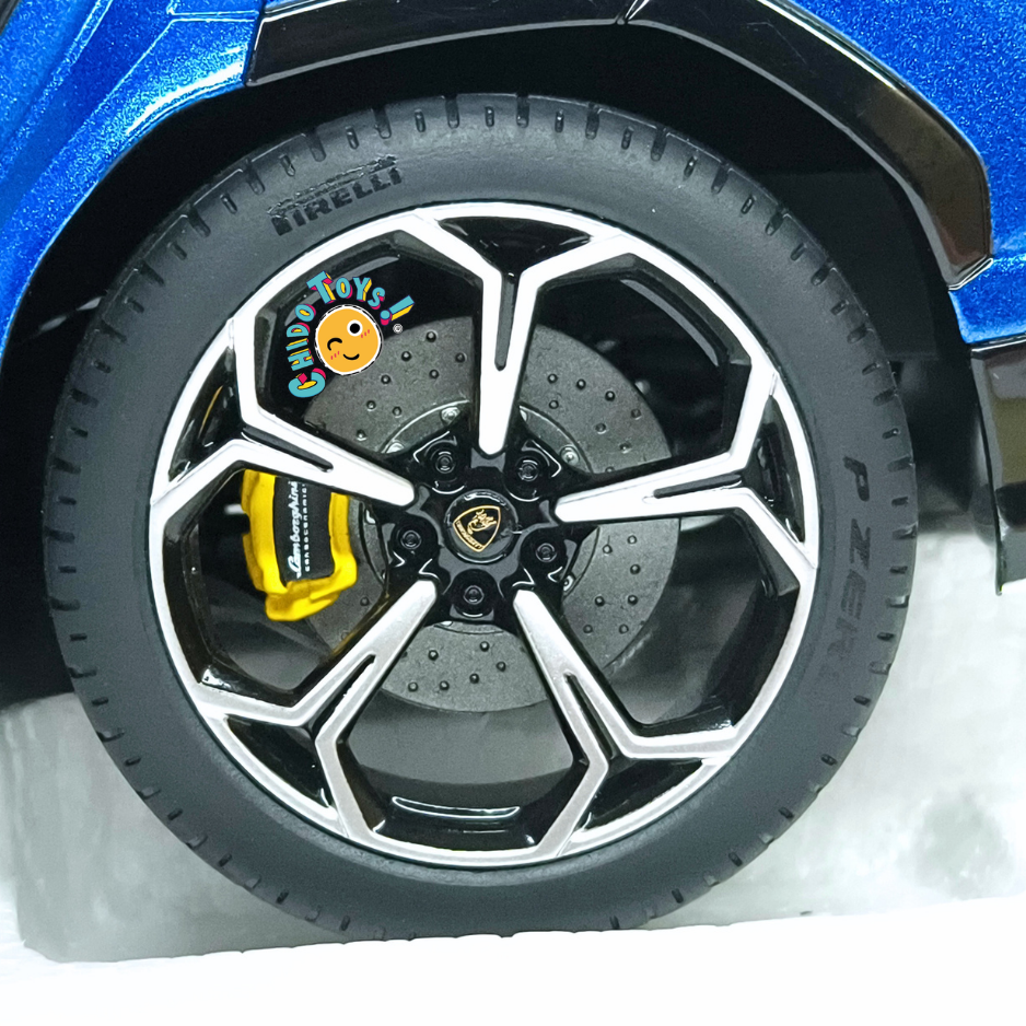 AUTOart Lamborghini Urus Blu Eleos 2018 Escala 1:18 Composite con apertura total