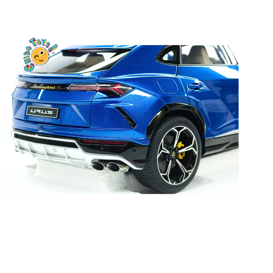 AUTOart Lamborghini Urus Blu Eleos 2018 Escala 1:18 Composite con apertura total