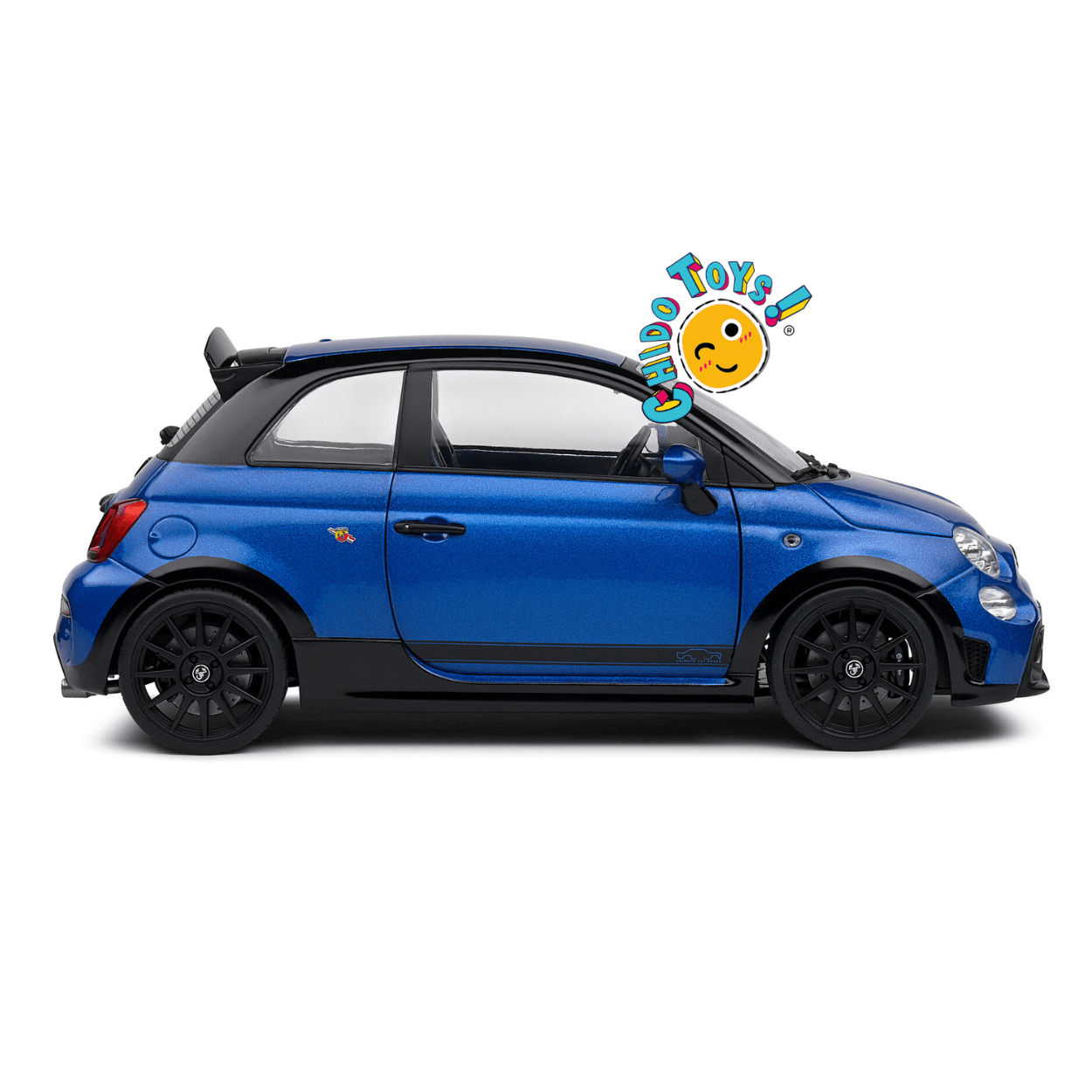 Abarth 595 Competizione Azul – Escala 1:18 Solido - Chido Toys