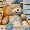 Accompany Slumber Buddies oso con proyector 25 cm gris/beige - Chido Toys