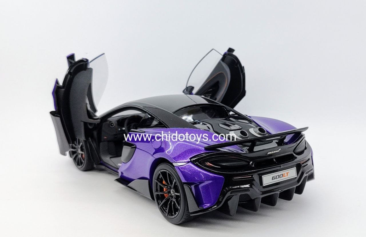 Auto a escala 1:18 marca LCD, Modelo Mclaren 600LT - Chido Toys