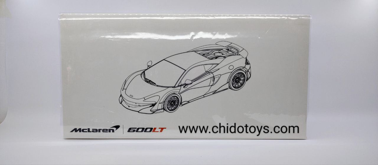 Auto a escala 1:18 marca LCD, Modelo Mclaren 600LT - Chido Toys