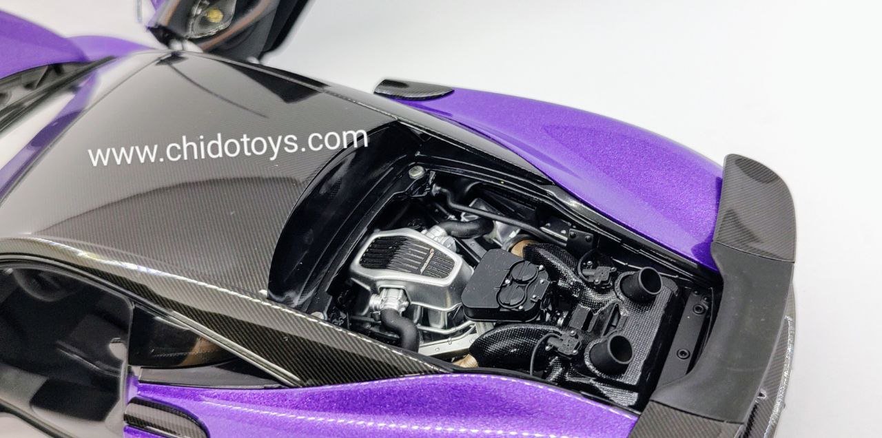 Auto a escala 1:18 marca LCD, Modelo Mclaren 600LT - Chido Toys