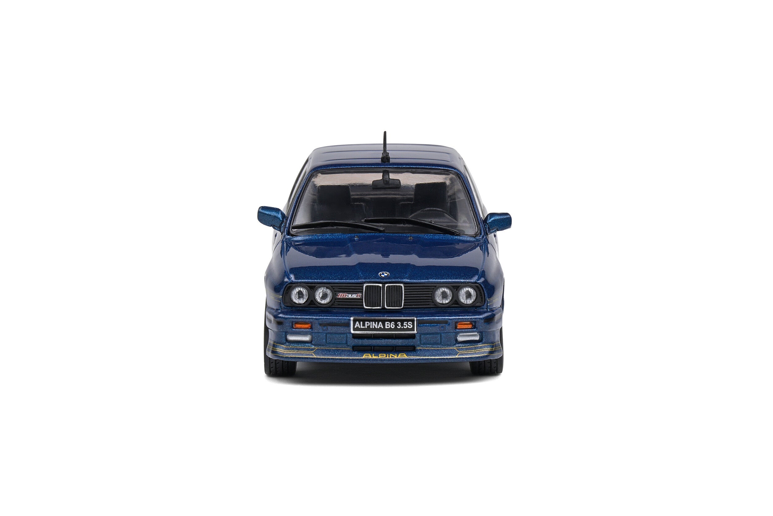 Auto a escala 1:18, marca Solido, Modelo ALPINA E30 B6 – ALPINA BLUE – 1989 - Chido Toys