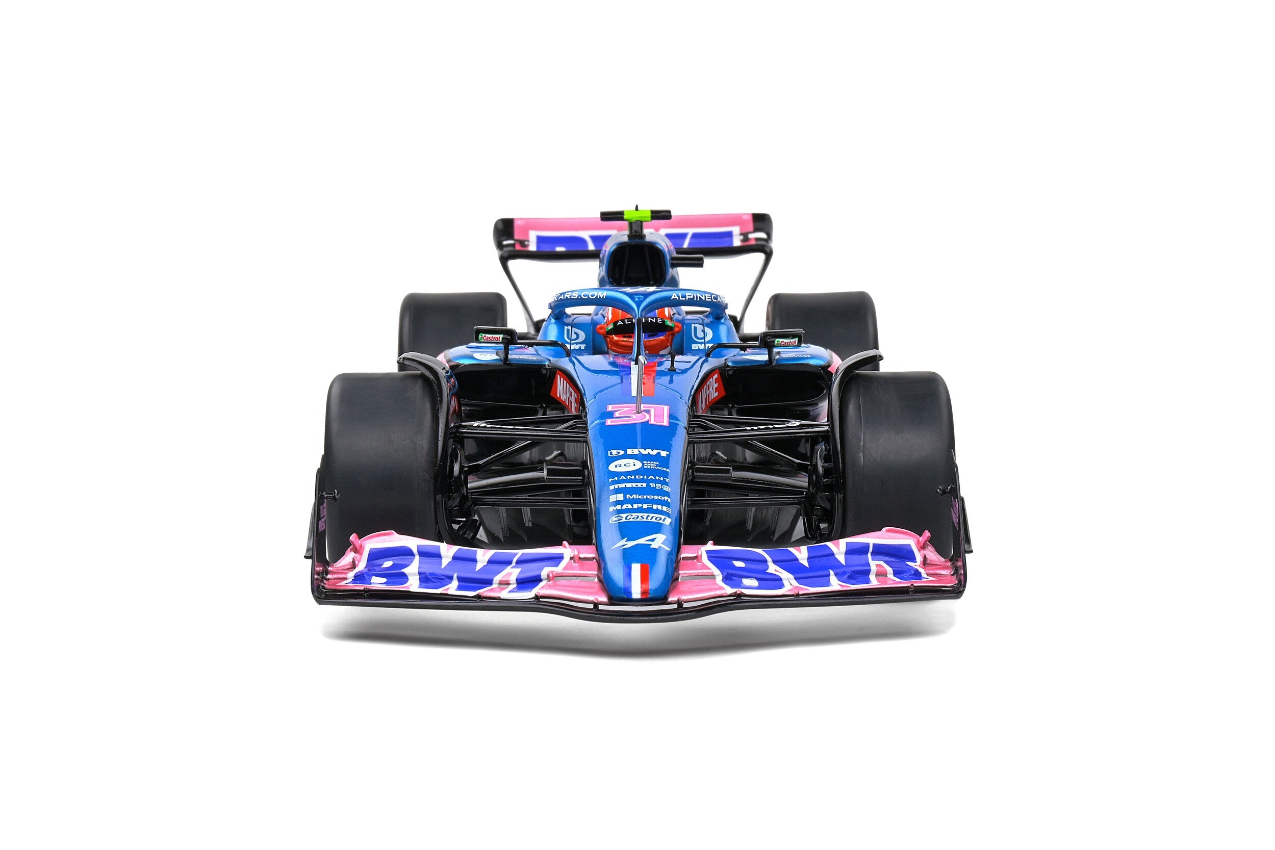 Auto a escala 1:18 marca Solido, Modelo Alpine 2022 A522 # E. Ocon GP Australia - Chido Toys